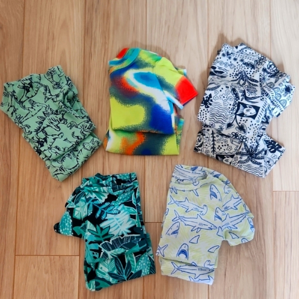 Colorful Patterned Summer Pajama Set
